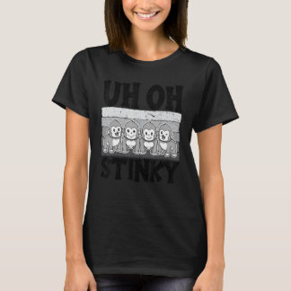 T-shirt Oh Stinky Mignonne Singe Hommes Femmes Animal