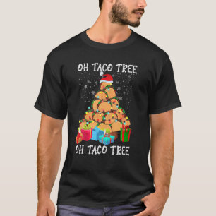 T-shirt Oh Taco Tree Nourriture Mexicaine Taco Lover Noël