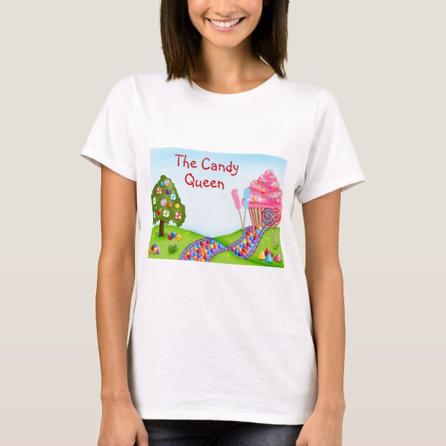 T-shirt Oh terre et petits gâteaux doux de sucrerie (Devant)