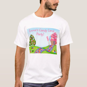T-shirt Oh terre et petits gâteaux doux de sucrerie