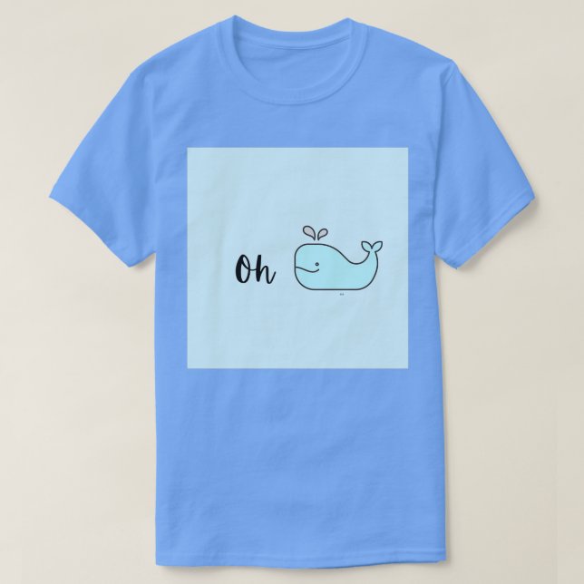 T-shirt Oh Whale 35 (Design devant)