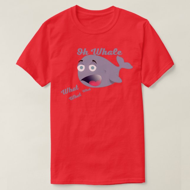 T-shirt Oh Whale 50 (Design devant)