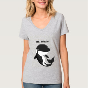 T-shirt Oh Whale Cute Baby Orca Tueur Baleine