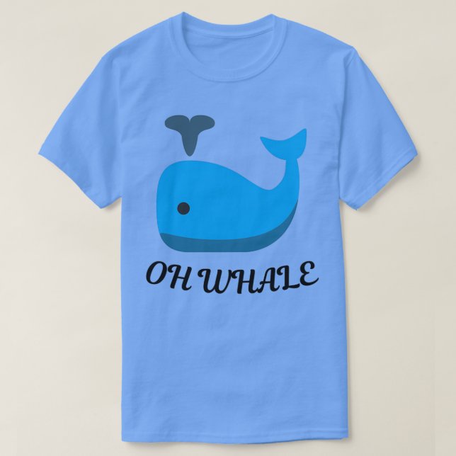 T-shirt Oh Whale OH BALEINE 2 (Design devant)