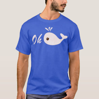 T-shirt Oh Whale rose