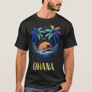 T-shirt Ohana Hawaii Outfit Femmes et Hommes Aloha Hawaiia