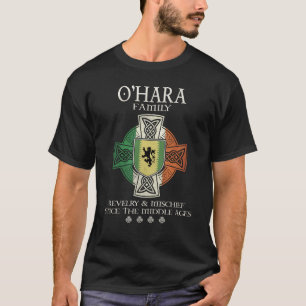 T-shirt O'Hara Famille Irlande nom irish shamrock