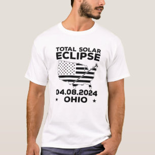 T-shirt Ohio 04/08/2024 Total Solar Eclipse Event 8 avril,