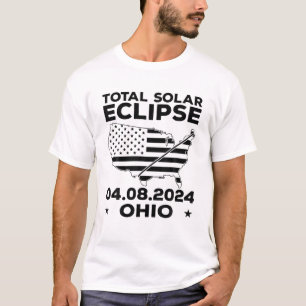 T-shirt Ohio 04/08/2024 Total Solar Eclipse Event 8 avril,