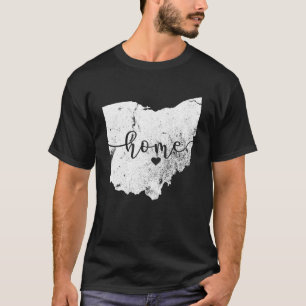 T-shirt Ohio est ma maison I Love My Ohio Home