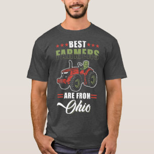 T-shirt Ohio Farmer Pride Les meilleurs fermiers sont de l