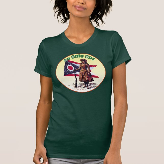 T-shirt Ohio Girl, Annie Oakley (Devant)