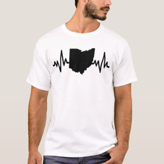 T-shirt Ohio heartbeat design unisex