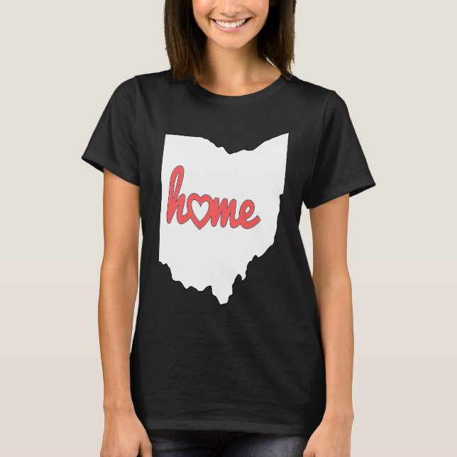 T-shirt Ohio Is My Home USA State Pride (Devant)