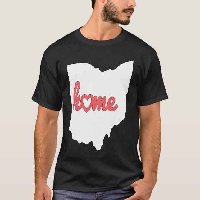 T-shirt Ohio Is My Home USA State Pride (Devant)