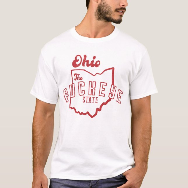 T-shirt Ohio L'état de Buckeye (Devant)