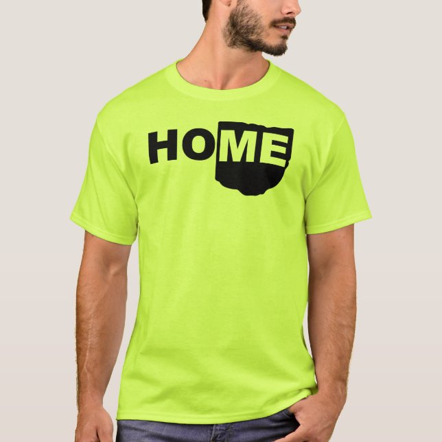 T-shirt Ohio Maison Loin de l'État (Devant)