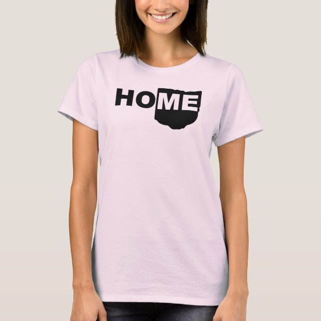 T-shirt Ohio Maison Loin de l'État (Devant)