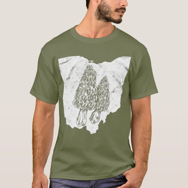 T-shirt Ohio Morel Mushroom Hunting (Devant)