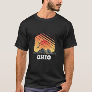 T-shirt Ohio Mountain Sunset USA Amérique Cadeaux