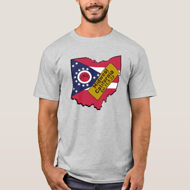 T-shirt Ohio nouvelle Californie (Devant)