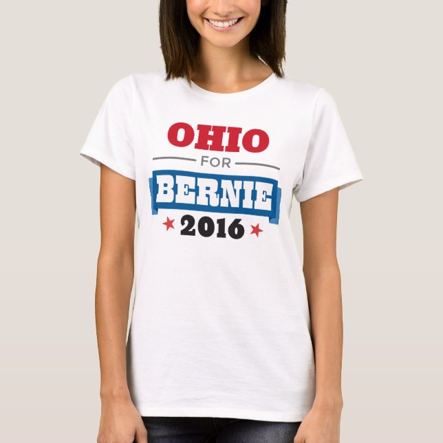 T-shirt OHIO POUR BERNIE SANDERS Flowy Long Sleeve (Devant)