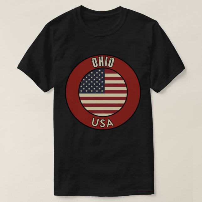 T-shirt Ohio United States of America (Design devant)