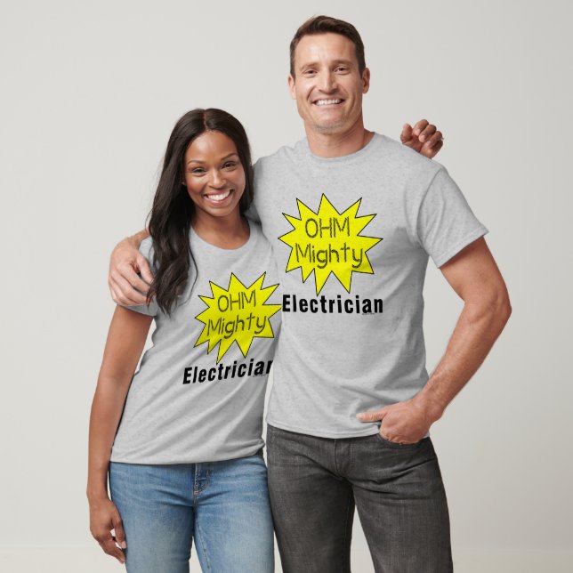T-shirt Ohm Mighty Electrician (Unisexe)