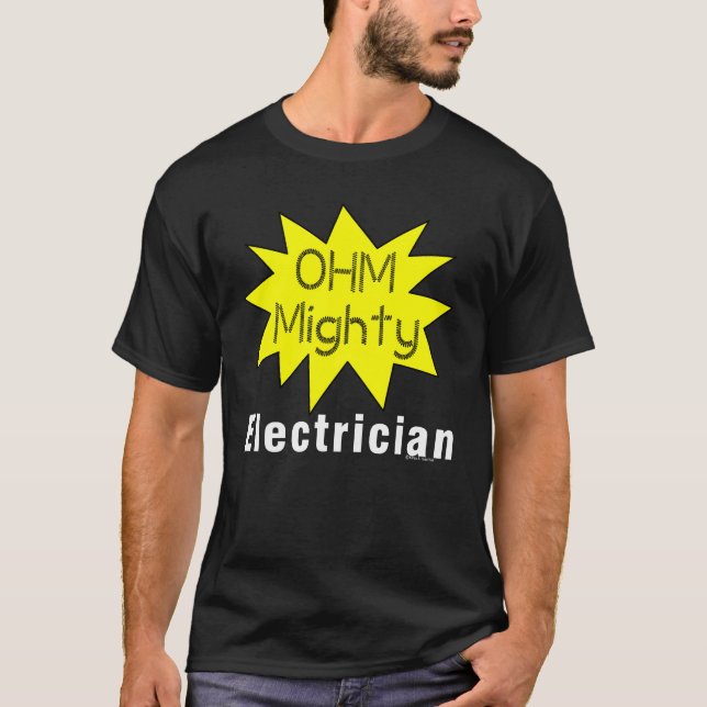 T-shirt Ohm Mighty Electrician (Devant)
