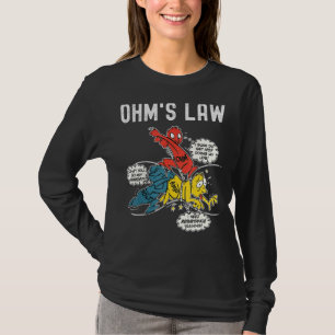 T-shirt Ohms Law Electricity Expliqué Ingénieur Électrique
