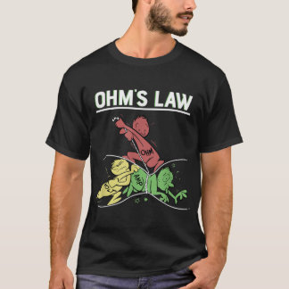 T-shirt Ohms Law Funny .Electrical Electronics Engineer Fu