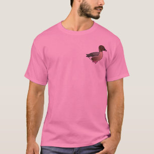 T-shirt Oie à pied rose