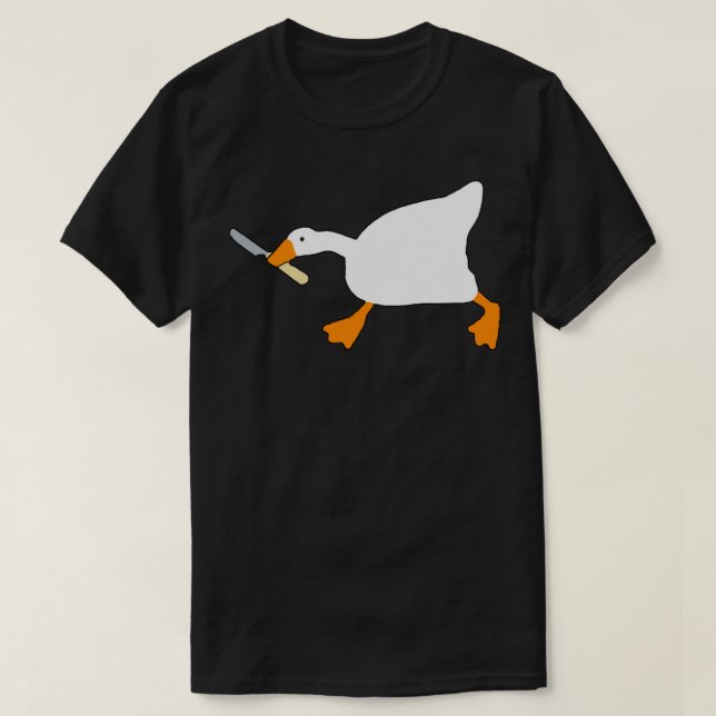 T-shirt Oie avec couteau - Aimant de jeu d'oie sans titre (Design devant)