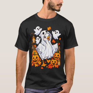 T-shirt Oie Boo Halloween Fantôme Oies