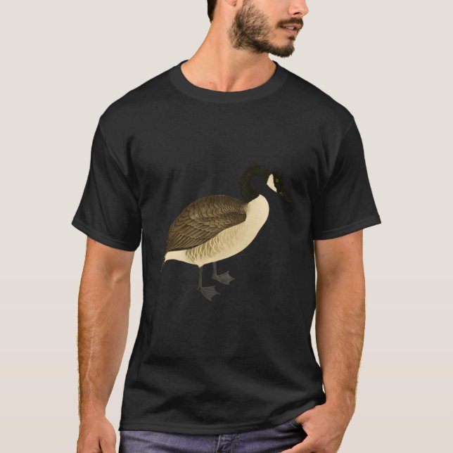 T-shirt Oie canadienne Oie J'aime Canada (Devant)