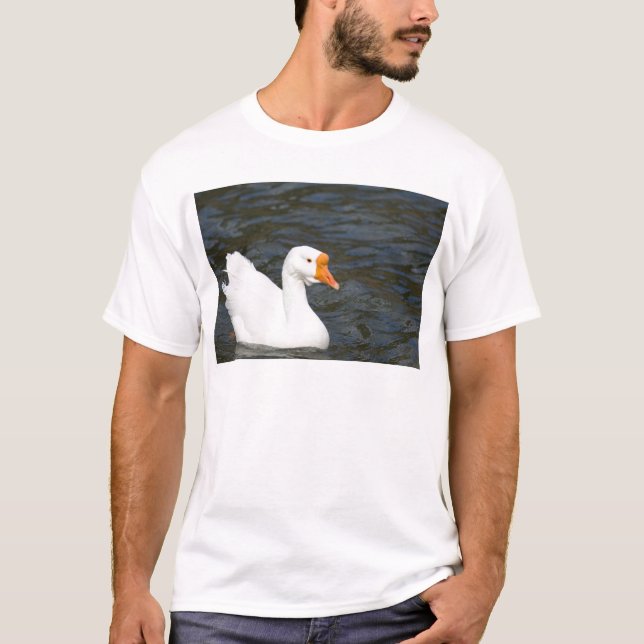 T-shirt Oie chinoise blanche (Devant)