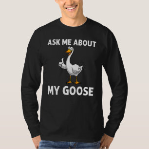 T-shirt Oie Cool Pour Hommes Femmes Oies Canadiennes Chass