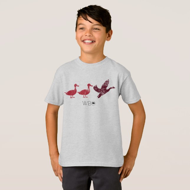 T-shirt Oie de canard de canard (Devant entier)