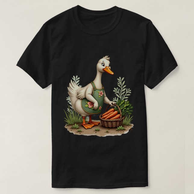 T-shirt Oie de jardinage (Design devant)