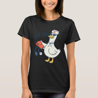 T-shirt Oie de manchon infirmière Urgence Humour Médecin P