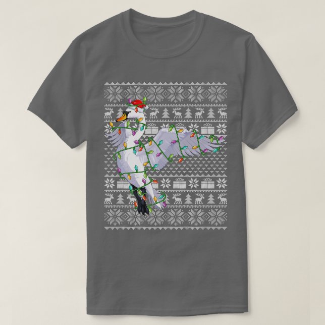 T-shirt Oie des neiges Amoureux Santa Hat Oie des neiges m (Design devant)