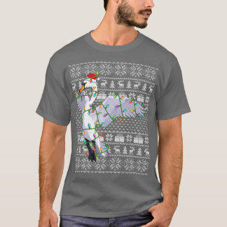 T-shirt Oie des neiges Amoureux Santa Hat Oie des neiges m
