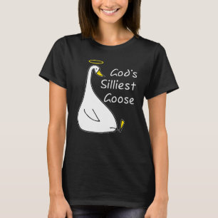 T-shirt Oie d'oie la plus brillante de Dieu Oie la plus br
