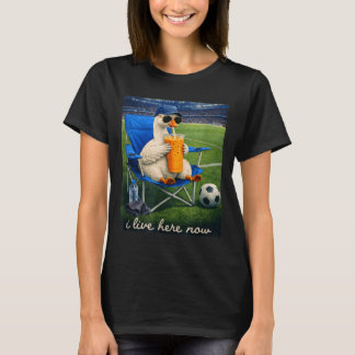 T-shirt Oie Drôle de Foot I Vis ici Maintenant