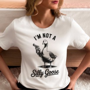 T-shirt Oie Drôle – Je ne suis pas une oie idiote Mème de