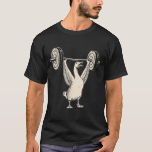 T-shirt Oie Drôle Muscle Maman Gym Pompe Couverture Poids