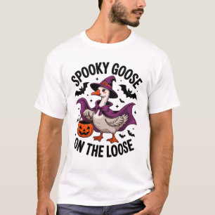 T-shirt Oie éffrayante sur la sorcière perdue Casquette et