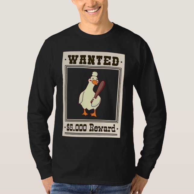 T-shirt Oie en colère (Devant)