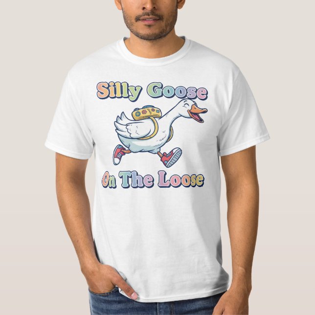 T-Shirt Oie Farfelue En Liberté (Devant)