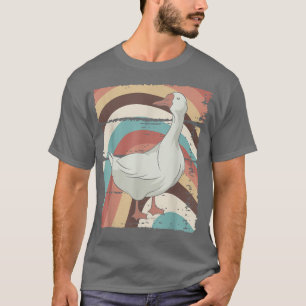 T-shirt Oie fermière Amoureux des animaux rétro 714